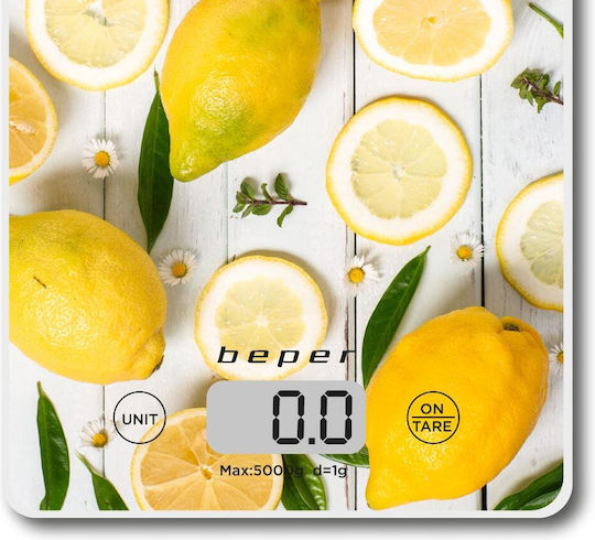 Beper Ψηφιακή Ζυγαριά Κουζίνας έως 5kg Πολύχρωμη