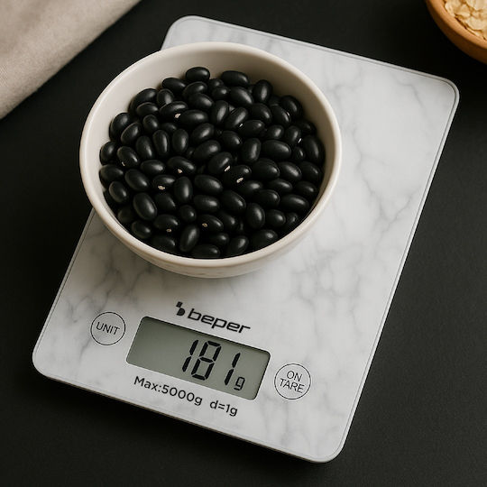 Beper Digitale Küchenwaage bis 5kg Braun