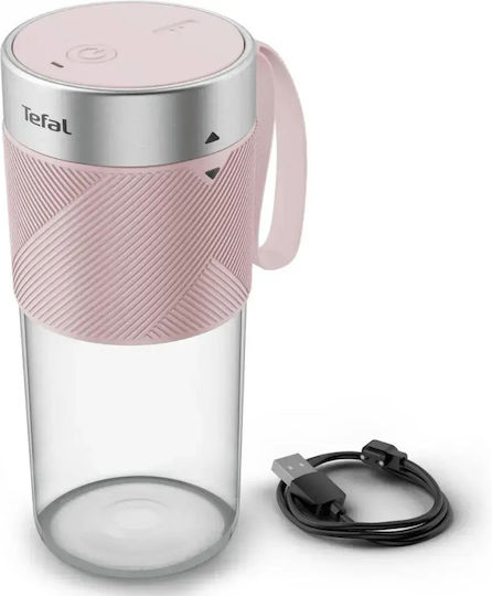 Tefal Lightmix Блендер с пластмасова кана 300 мл розов