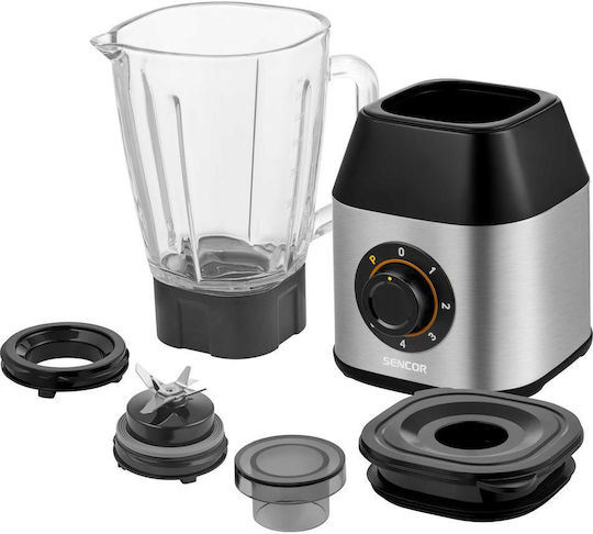 Sencor Blender with Glass Jug 1.5 L 1250W Gray SBL 4872BK