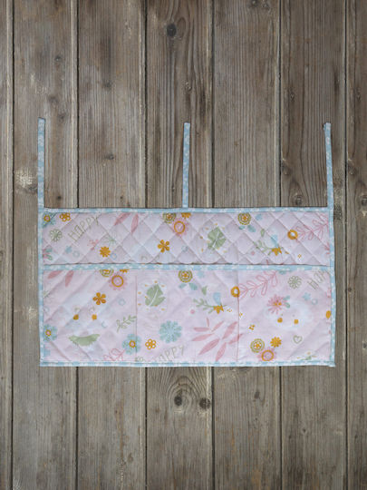 Nima Kinderzimmer-Aufbewahrungskörbe Happy Monkey Rosa