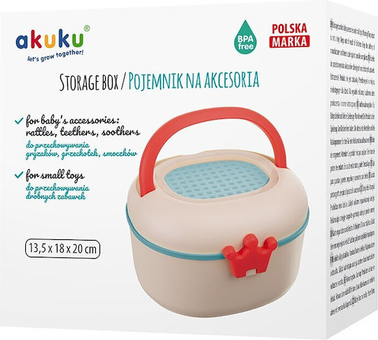 Akuku Coș de Depozitare pentru Pepinieră Bej 1buc