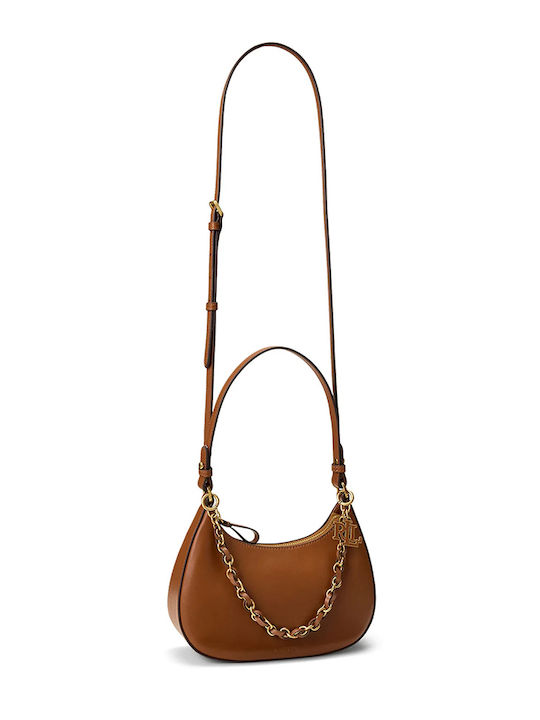 Lauren Leather Women's Shoulder Bag Beige