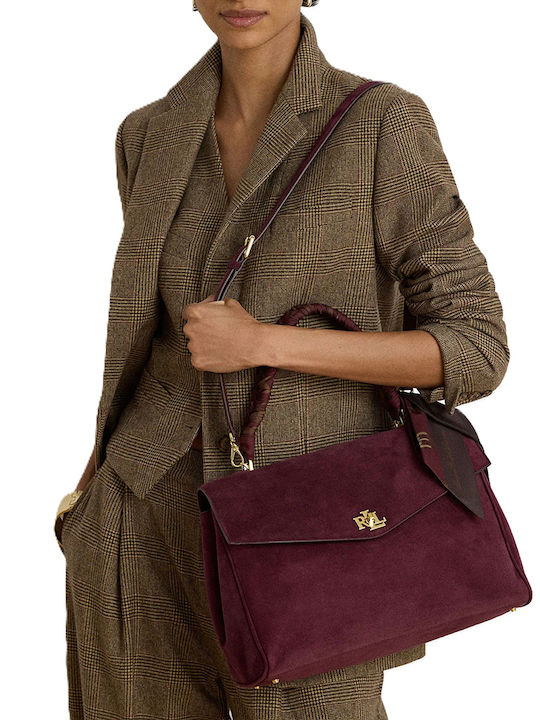Lauren Women's Shoulder Bag Burgundy