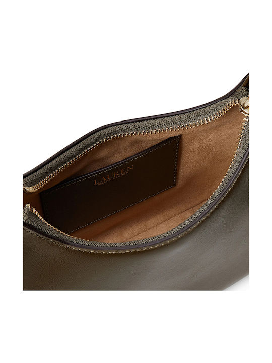 Lauren Leather Women's Shoulder Bag Green
