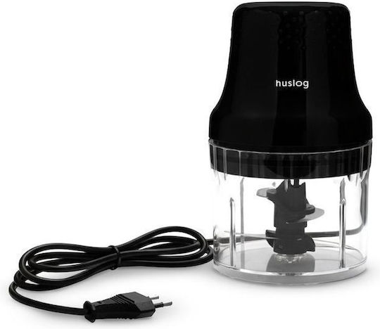 Huslog Mini Chopper Multi 300W mit Behälter 500ml Schwarze