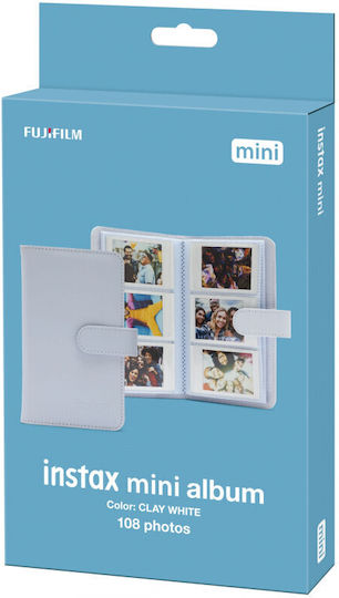 Fujifilm Mini Album Instax Mini Suitable for Photos 5x7cm Clay White