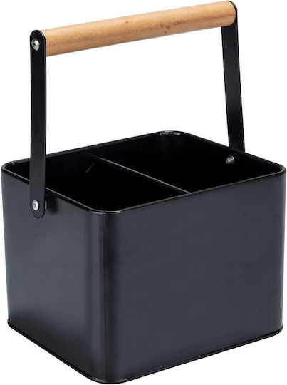 Wenko Tabletop Metal Base 25.5x18x15cm Black