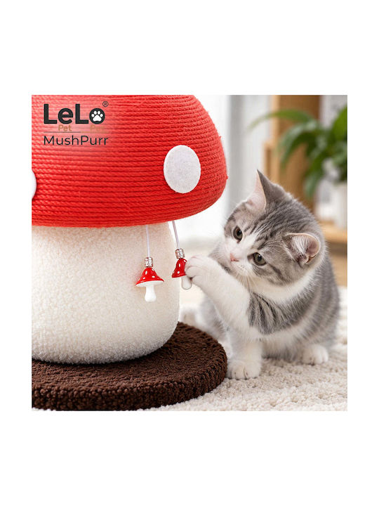 Lelo Pet Kratzbaum Katzenbaum Rot 29x29x36cm