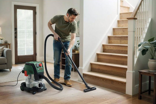 Bosch PAS20-220P Σκούπα Υγρών / Στερεών 1200W με Πλαστικό Κάδο 20lt Πράσινη