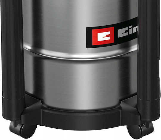 Einhell TC-VC 1540S Прахосмукачка за мокро / сухо почистване 900W с инокс контейнер 15 л сребриста