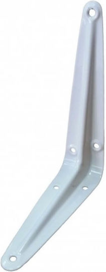 FFG Heavy-Duty Metallic Corner Shelf White 300x350mm 25750