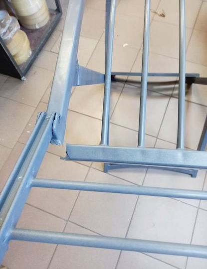 Gimi Grafite Πτυσσόμενη Απλώστρα Δαπέδου Πλαστική με Ρόδες με Μήκος Απλώματος 20m