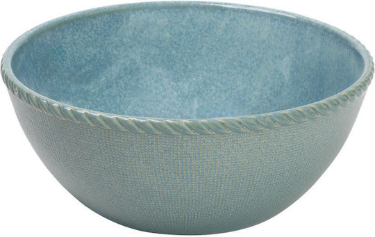 HFA Canvas Ceramic Salad Bowl Green 27.4x27.4x11cm