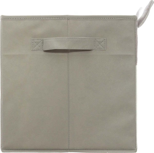 Atmosphera Kinder Aufbewahrungskorb aus Stoff Fox Gray 29x29x29cm 1Stück