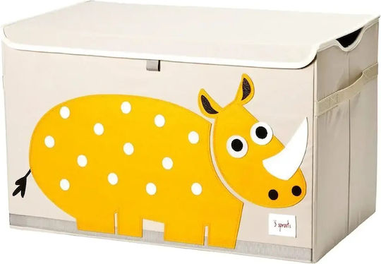 3 Sprouts Παιδικό Κουτί Αποθήκευσης από Ύφασμα Rhino 38x61x37cm
