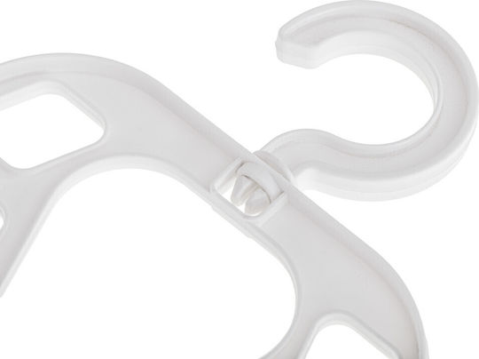 Closet Hanger for Scarves Plastic White ISC4976