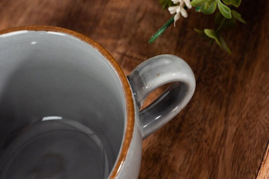 Lubiana Kaffeetasse aus Porzellan Grau 80ml