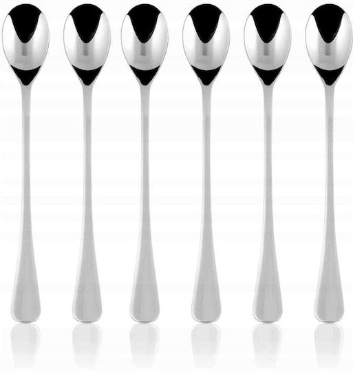 Kulig Paros Set Löffel Dessert / Eiscreme Rostfreier Stahl Silber 6 Stück