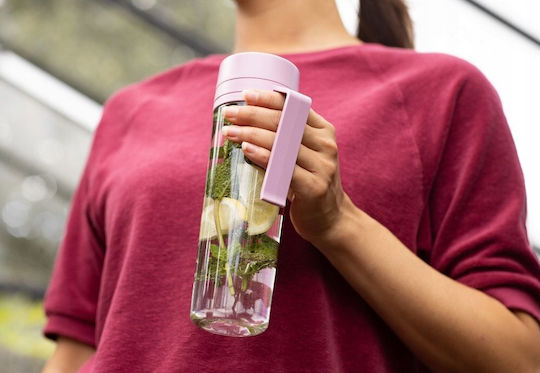 Brabantia Sticlă De Apă Din Sticlă Cu Capac Șurub Roz 500ml