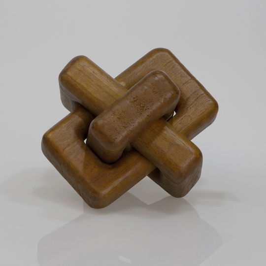 Estheti 819-01700 Holzknopf Braun 10x2x10cm/1033913