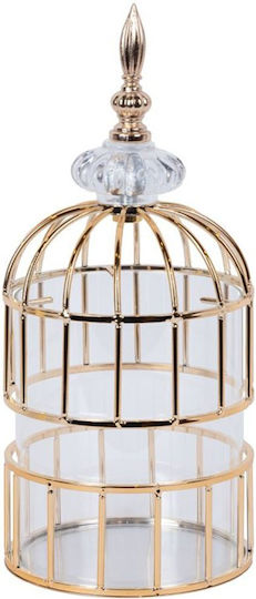 Decorative Space made of Metallic 13x32x32cm 1pcs