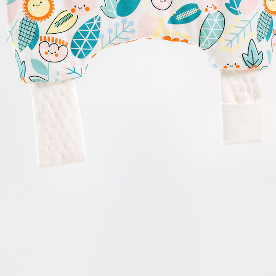 abo Winter Baby Sleeping Bag with Legs 2.5 Tog White with Detachable Sleeves