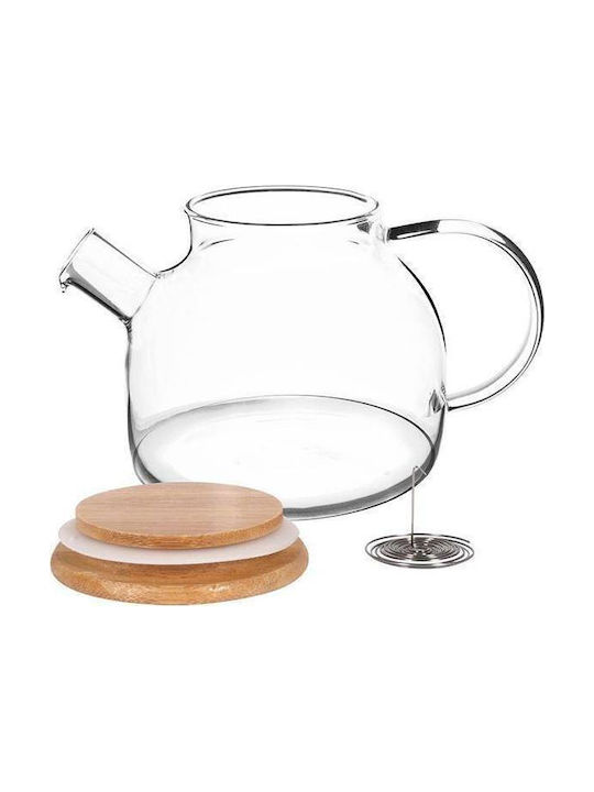 Excellent Houseware Krug Glas 1000ml 1Stück