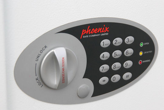 Phoenix Safe Company Schlüsselanhänger Wand Metallisch Mit Schloss 43x13x66cm