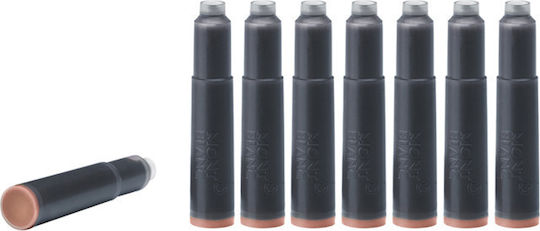 MontBlanc 8 Ανταλλακτικά Μελάνια για Πένα Καφέ