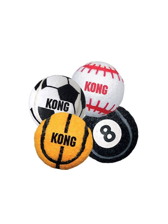 Kong Топка Играчка за Куче XSmall Бяла 3 бр