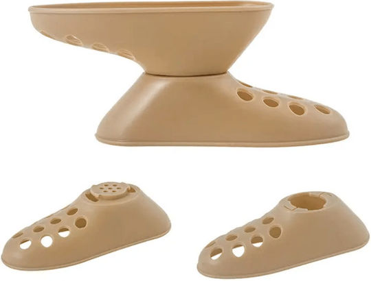 Kunststoff Basis Aufbewahrung Für Schuhe In Graue Farbe 20x8cm 12 Stück