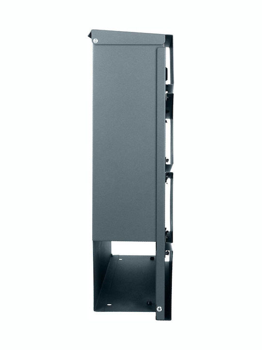 Virone Outdoor Mailbox Metallic in Gray Color 37.5cm