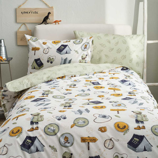 Vesta Home Kinderdecke Einzel Grün 160x230cm