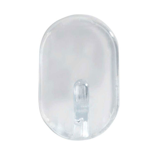 Wenko Medium 2696.503915 Κρεμαστράκια με Αυτοκόλλητο Πλαστικά Διάφανα 3τμχ