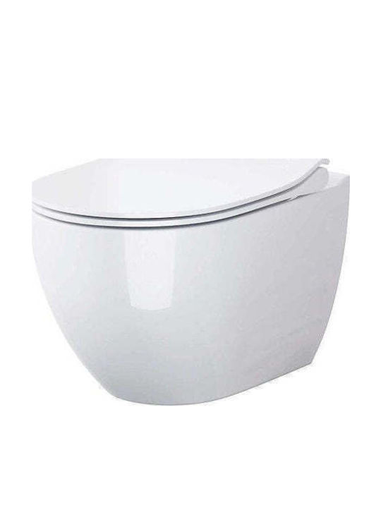 Cersanit Rimless με Κάλυμμα Duroplast