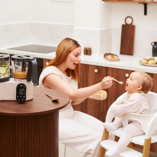 Babymoov Aburitoare de alimente cu 2 Nivele de gătit cu Blender 2lt