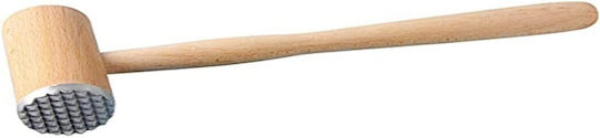 Fackelmann Wooden Meat Mallet with Metal Tips 30cm