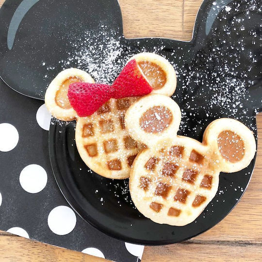 Mini Mickey Συσκευή για Βαφλάκια 350W