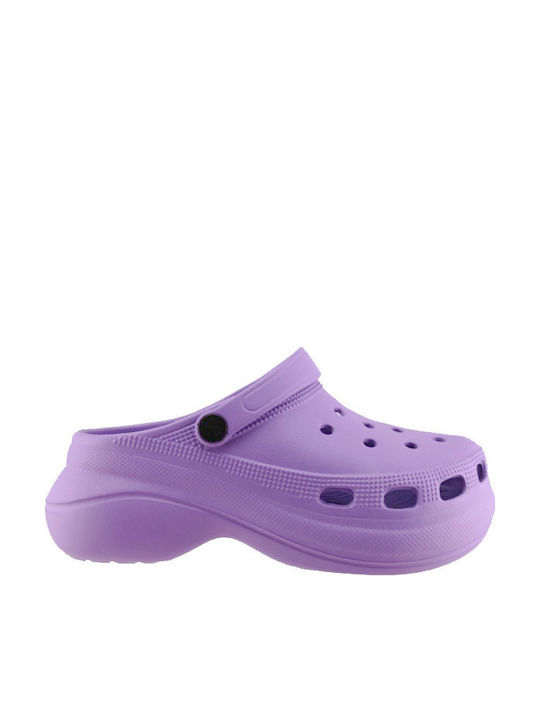 Adam's Shoes Women's Clogs Purple