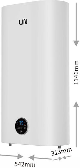 Lin Universal Cazan electric 100lt Inox Vertical 2kW cu Wi-Fi