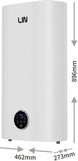 Lin Universal Електрически котел 50lt Inox Вертикален 2kW