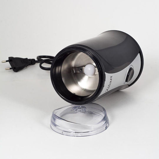 Zilan Elektrischer Kaffeemühle 150W mit einer Kapazität von 50gr Schwarz