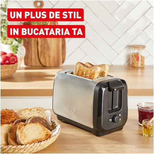 Tefal Subito Тостер Двуместен 1300W Сив