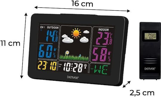 Denver WS-540B Stație Meteo Fără Fir Digitală De Masă