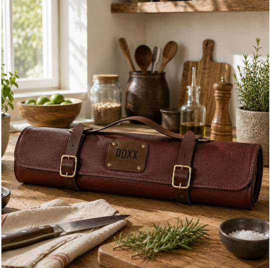 Doxx Amsterdam Leather Knives Case SL.KR-001-Chestnut