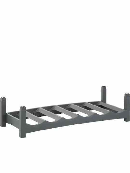 Rotho Babydesign Raft Pentru Vinuri Cu Picioare Gri 60x22cm