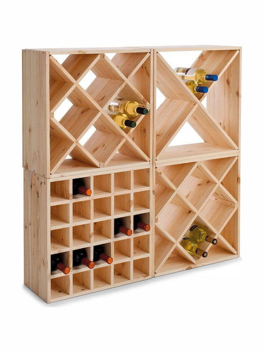 Zeller Z Present Cu picioare Cămară de Băuturi Lemn Bej 52x25x52εκ.