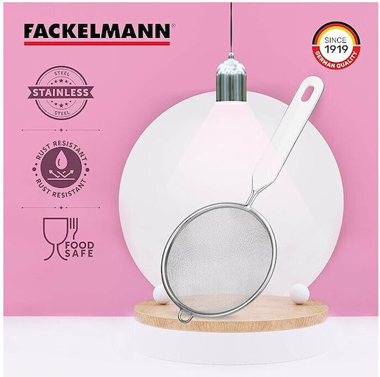 Fackelmann Σουρωτήρι ανοξείδωτο με πλαστική λαβή Ø10cm