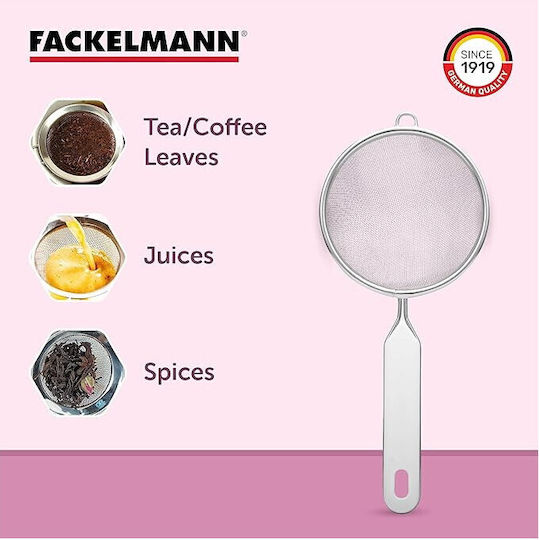 Fackelmann Σουρωτήρι ανοξείδωτο με πλαστική λαβή Ø10cm